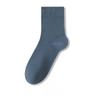 Male Spring and Autumn Business Mesh Eye Pure Cotton Pure Color Antibacterial Deodorant Breathable Tube Socks
