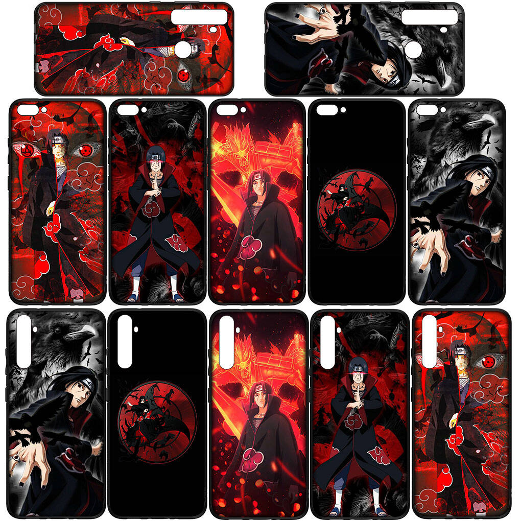 Case for iPhone 17 16 15 Plus Xiaomi Poco F8 F7 X7 X6 M8 C85 C75 C71 Redmi Note 14 12 11 13 Pro Max 14C 13C 15C Comics Akatsuki Naruto Itachi Uchiha