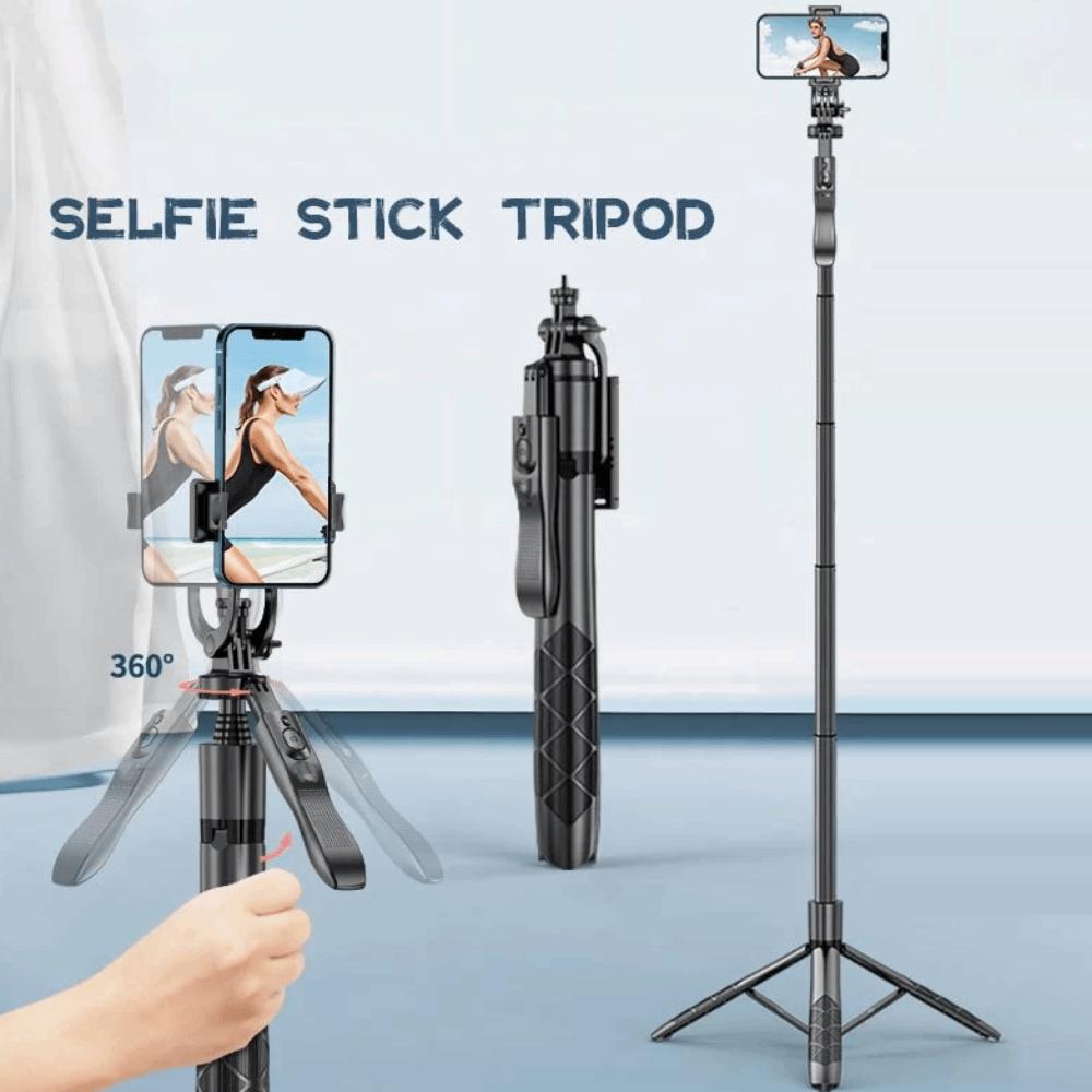Portable Handheld Telescopic Selfie Stick 1.53m Selfie Stick Tripod  Live Broadcast