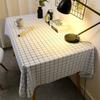 Tablecloth Waterproof and Oil-proof Wash-free Desk Rectangular Dining Table Tablecloth Coffee Table PVC Table Mat