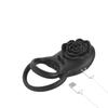 Rose Lock Vibrating Ring for Men, 8-Mode Magnetic Rechargeable Wearable Adult Toy