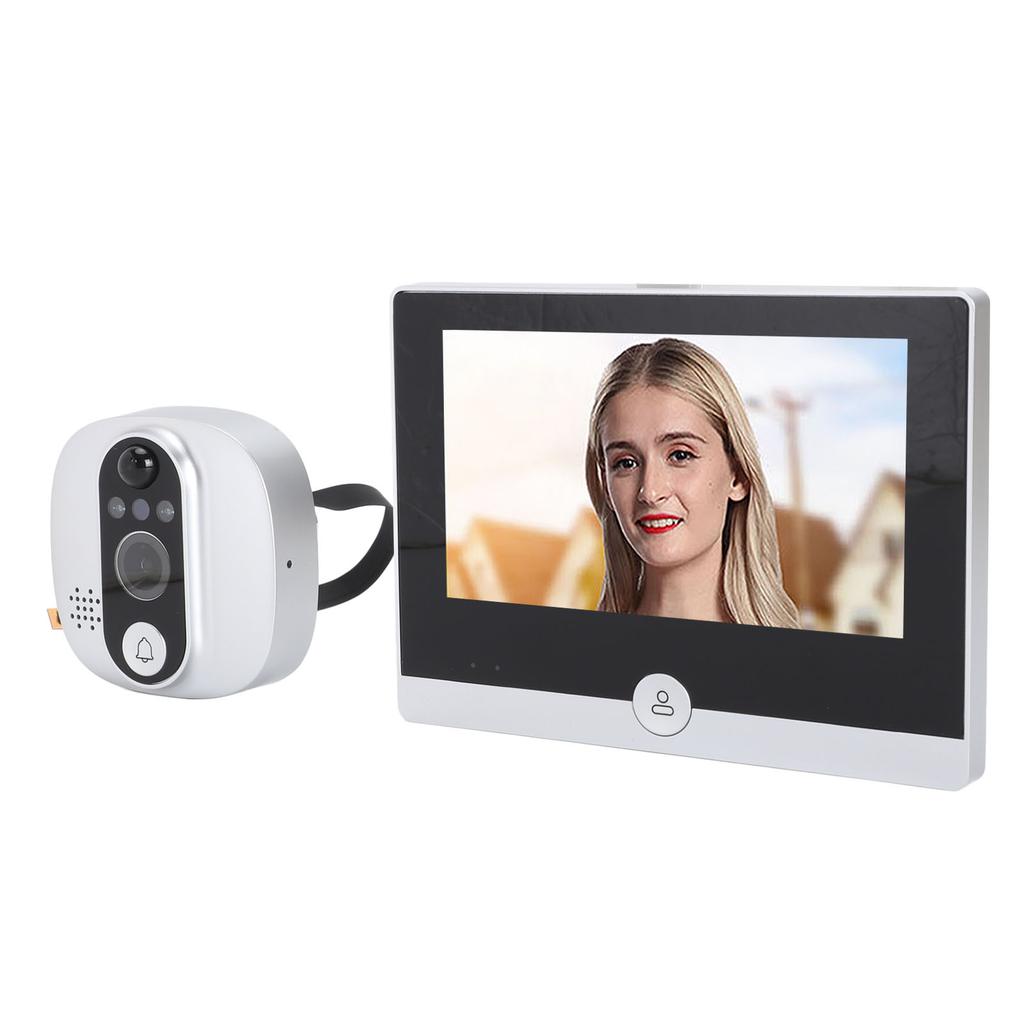 4.3inch Peephole Camera 1080P WIFI Front Door 150 Degree Wide Angle Motion Detection Peephole Viewer