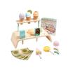 Wooden Simulation Ice Cream Shelf Children Puzzle Interactive Toy For Imaginative Role Play