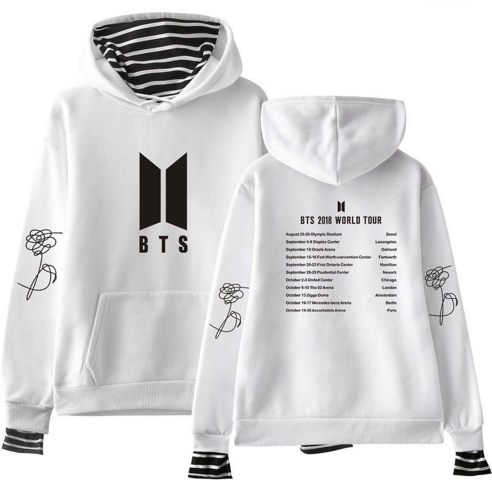 Kpop Love Yourself Bts Bangtan Boys Sweatshirt Hoodie Pocket Sweater Unisex