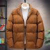 Winter double-sided cotton-padded men's winter new casual trendy brand loose large size casual couple men