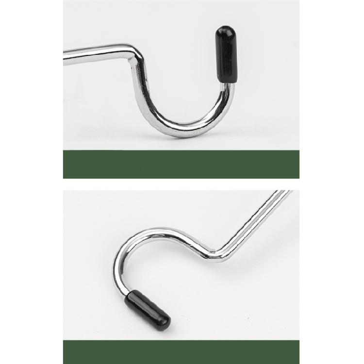 Light Stand Holder Hook Stainless Steels Poles Mount Hook Outdoor Lamp Poles Attachments Hanger Outdoor Camping Tool