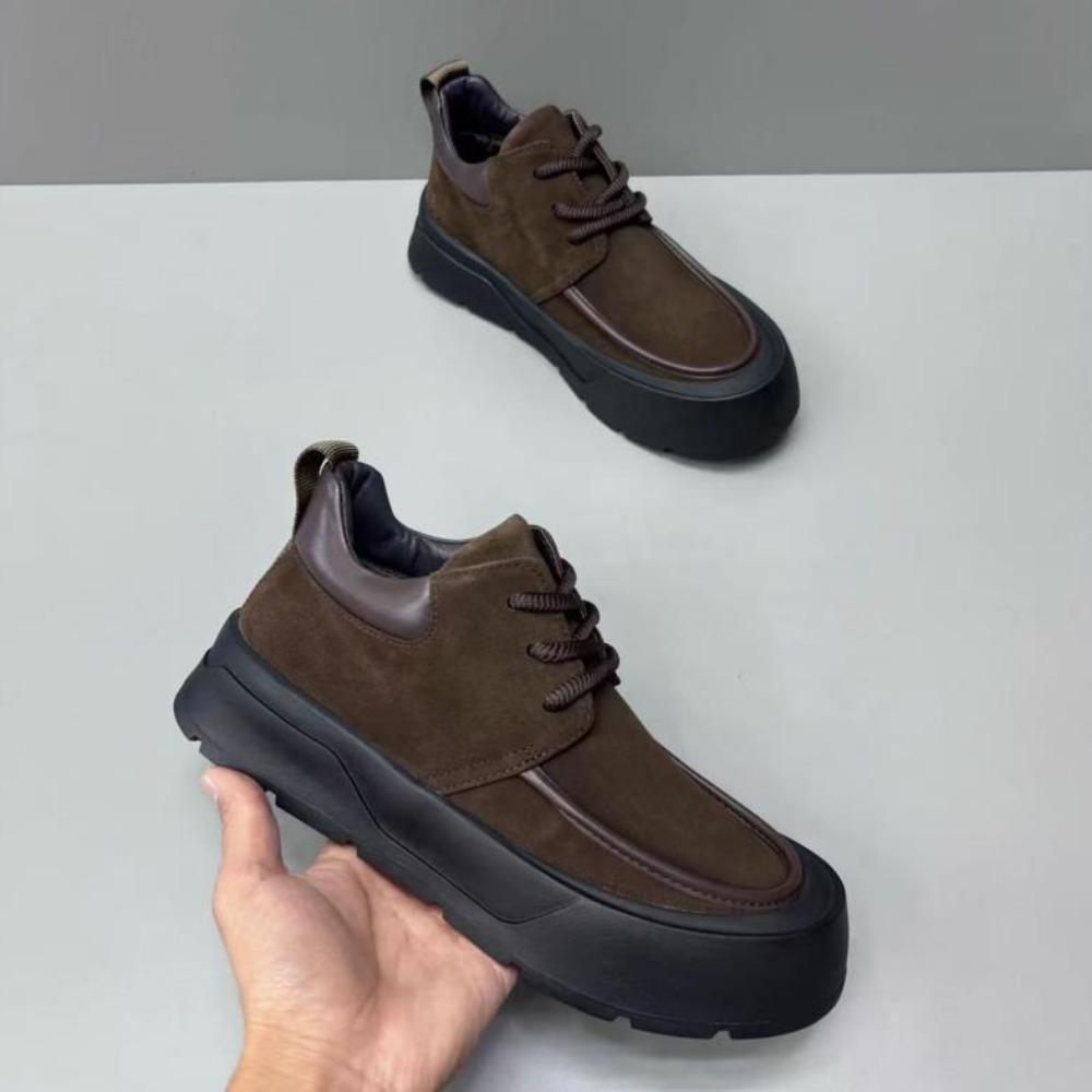 Pánské ležérní boty Módní Zimní Teplé Matné Pánské Boty Všestranné Šněrovací Módní Ležérní Společenské Boty Zapatos Casuales