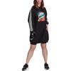 adidas Originals Long Sleeved Dresses Women's Black Hooded Moderate Mid Length HT4945