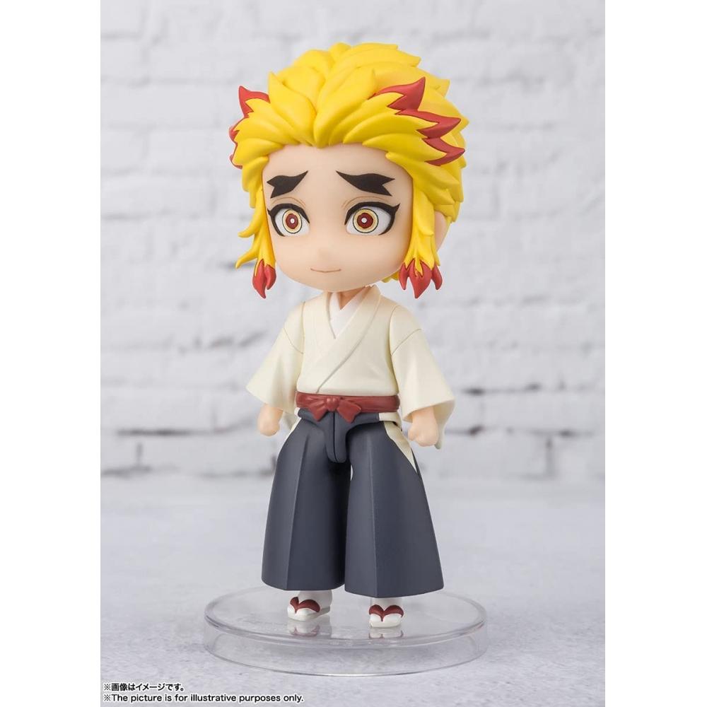 Figuarts mini Demon Slayer: Kimetsu no Yaiba Rengoku Senjuro ca. 90 mm PVC & ABS malt bevegelig figur