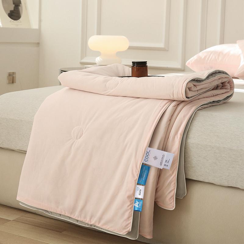 Summer Cooling Blanket Breathable Cool Down Air Condition Quilt Lightweight Summer Comforter with Double Side Cooling Fabric