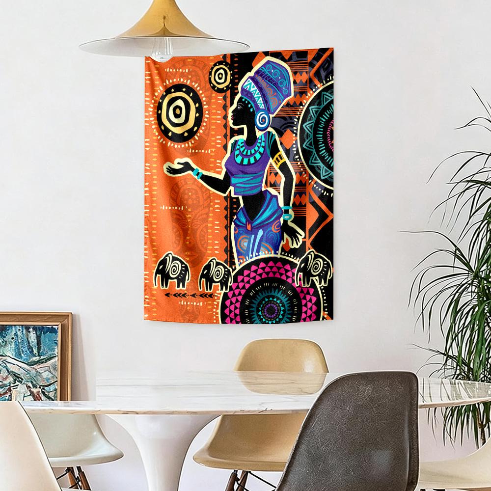 Afrikanischer Stil Wanddekoration Wandteppich Kunst Für Haustier-Gedenken Geburtstag Hochzeitsparty Hintergrund Familiengeschenk