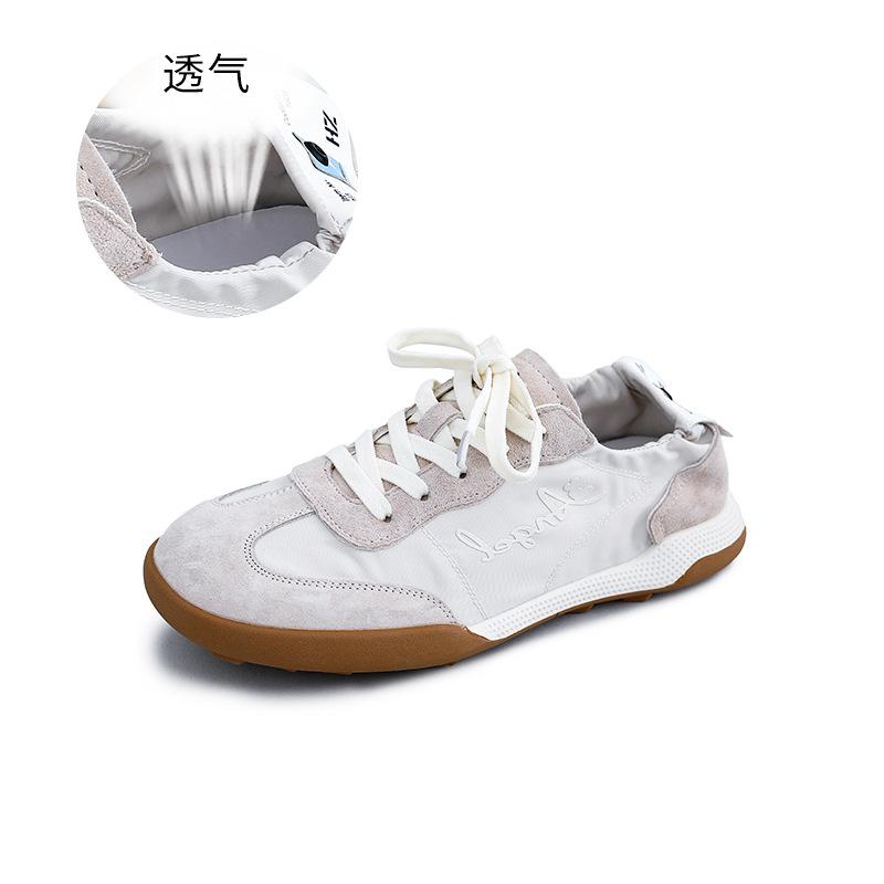 

Spring new German training shoes 2025 women s Forrest Gump shoes women s versatile shoes children s flat white shoes women s casual women s shoes 40 бежевый