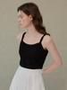 MOMET Nikki Punched Cotton Sleeveless Black