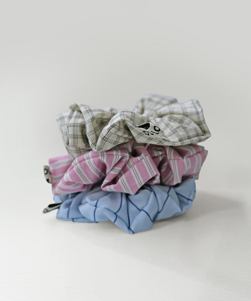 Jo'S Lounge Mini Doughnut Scrunchie (Set Of 3) 07