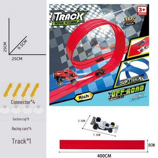 Hot Selling DIY Track Racing Toy for Boys - Cool Inertial Assembly Set for Kids