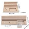 Quilting Wooden Ruler Rack Organizer Stand Rack Ruler Rack Wooden Patchwork Rule  for Sewing Ruler Patchwork Bobbin