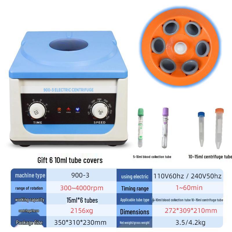 Compact Benchtop Centrifuge 900-2/800PRO for Beauty and Serum Separation