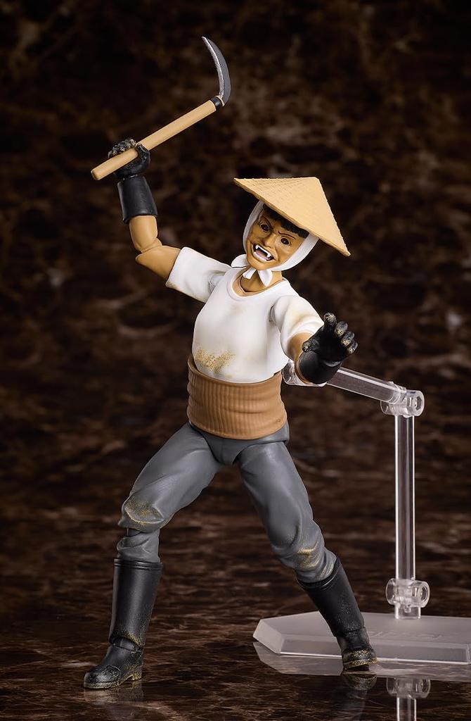 FREEing figma Higanjima Vampire Plastic Painted Movable Figure [Farmer] Non-scale