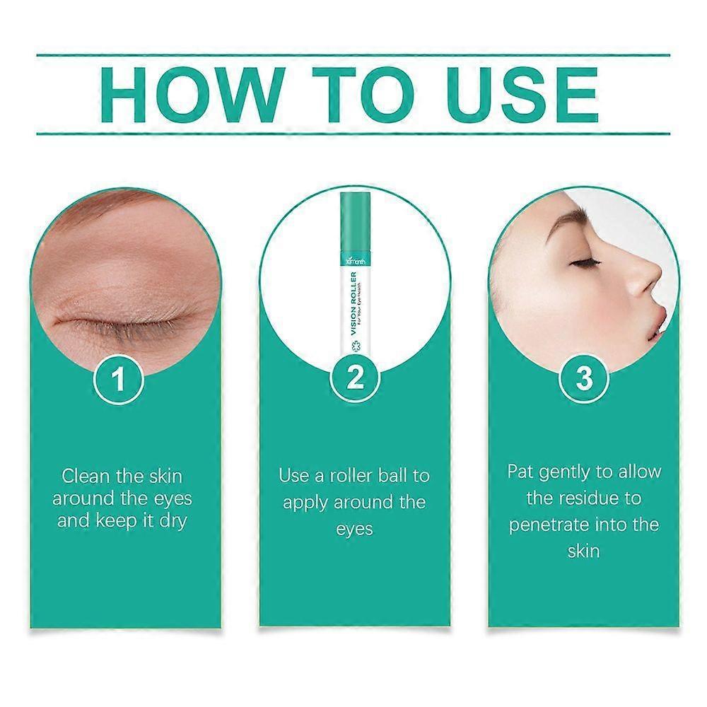 1-5x Vision Enhancer Eye Roller Massage Relieves Eye Strain and Improves Vision Eye Care Roller 2026