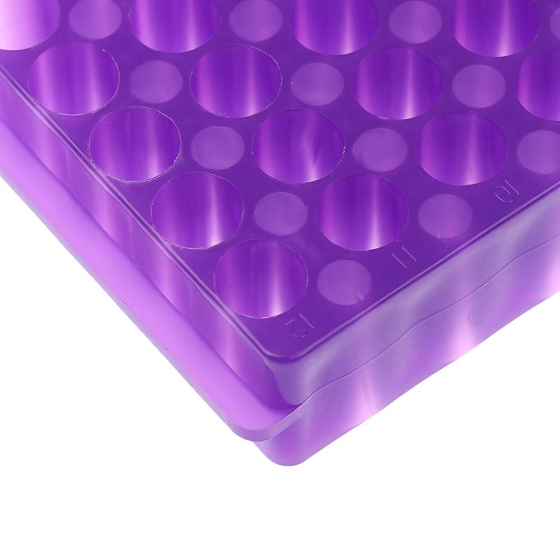 60 Holes Centrifuge Test Tube Rack 2 Side Test Tubes Holder Bracket 0.5Ml/1.5Ml Centrifuge Vial Tube Support Laboratory Supplies