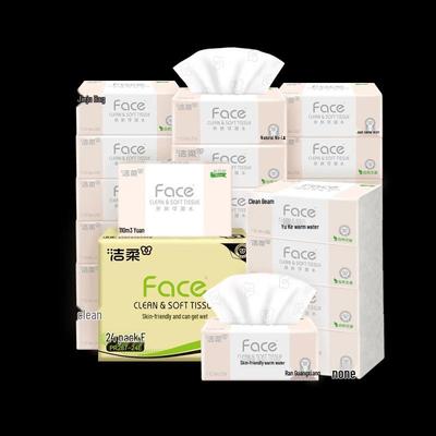 Jie Rou Pink Face Soft Pack Facial Tissue