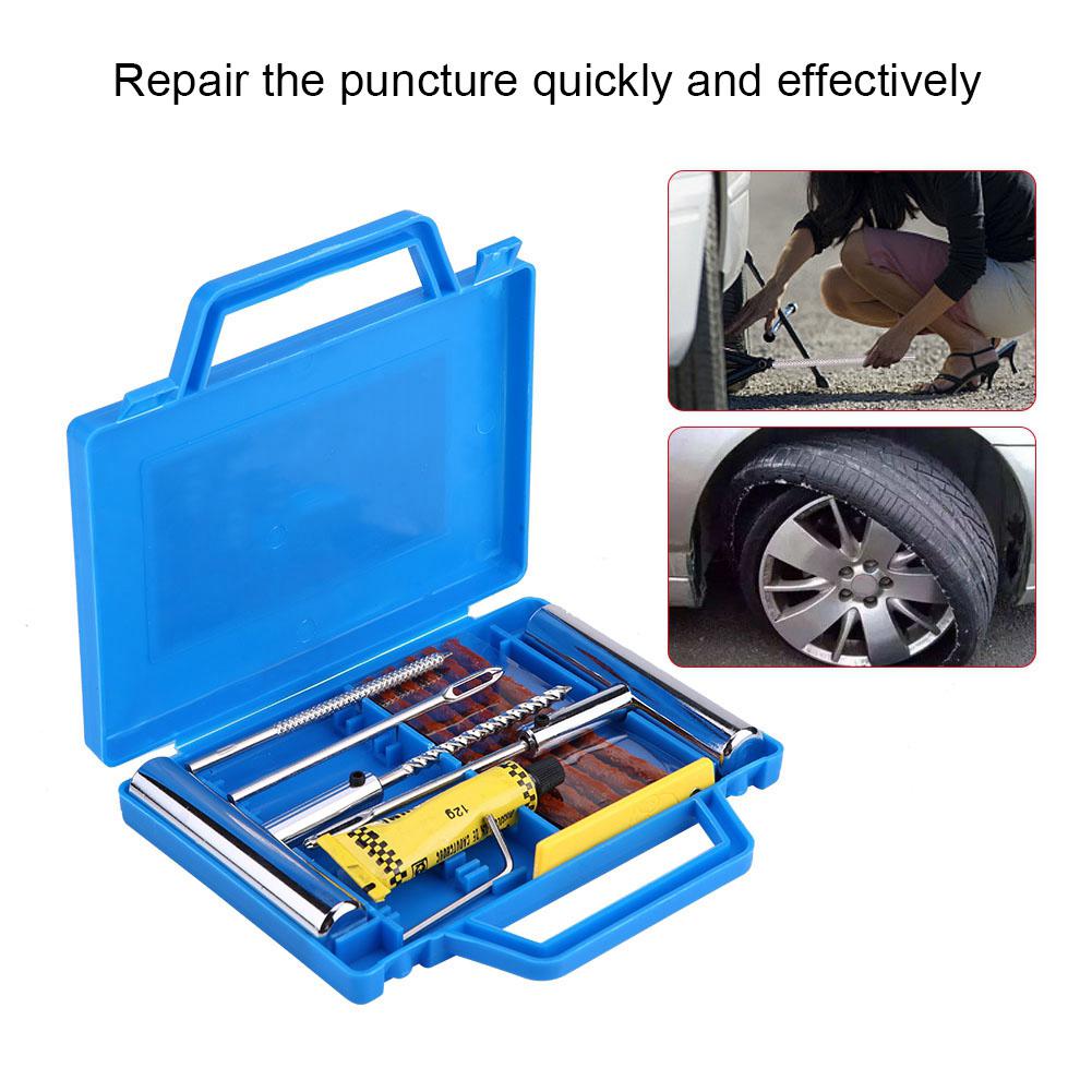 11 pcs Car Tire Tyre Puncture Quick Repair Tool Kit