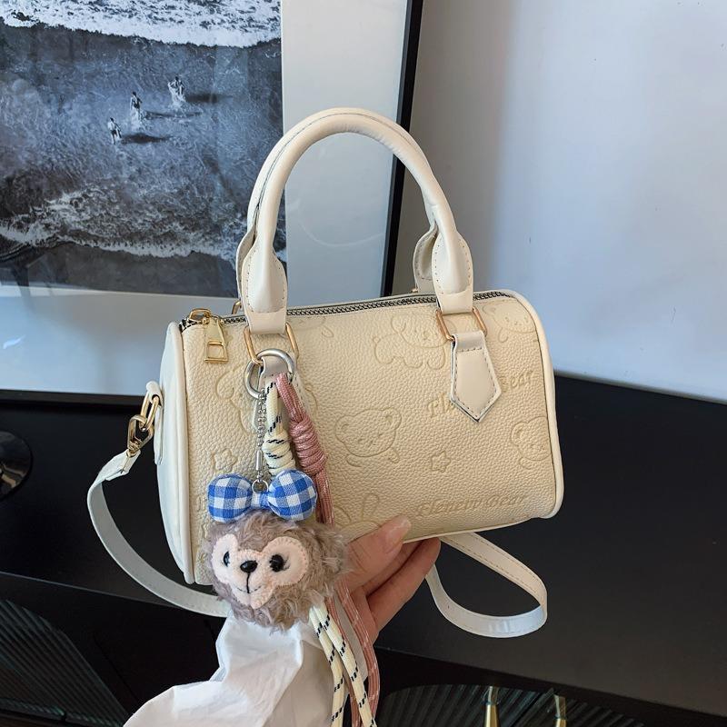 Tragbare Cartoon-Präge-Kissen-Tasche Frühling und Sommer Nische neue Mode Umhängetasche lässig trendige schräge Umhängetasche Damenhandtasche