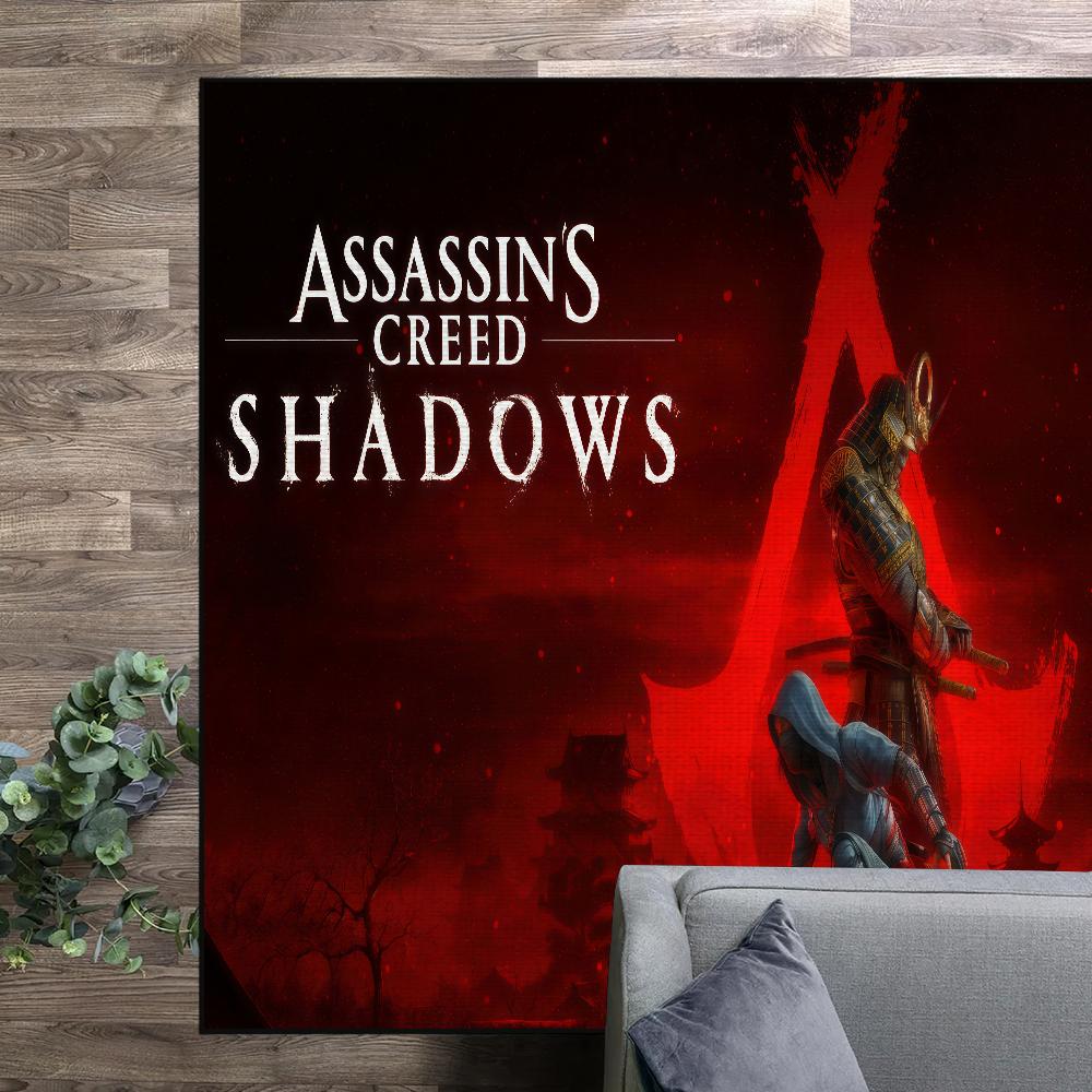 Game A-Assassin-s Creed Shadowss Small Carpet Bedside Kitchen Bath Living Home House Bedroom Floor Mat Doormat Rug Decoration
