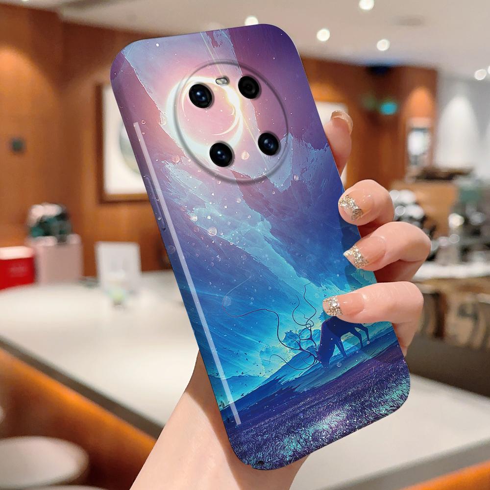 All-inclusive Film Handyhülle Cartoon Mode Design Hartschale Vollständige Abdeckung Kameraschutzhülle für iPhone Huawei Honor Vivo Google