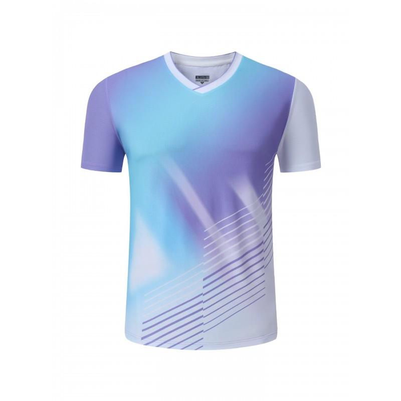 Breathable Ice Silk Sport Shirt Shorts Set Badminton Tennis Volleyball Table Unisex Athletic Wear