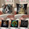 Extreme Sports Stone Volcom-V Pillow Case Anti-dustmite Pillowcase Invisible Zipper Silky Short Plush Sofa Cushion Cover