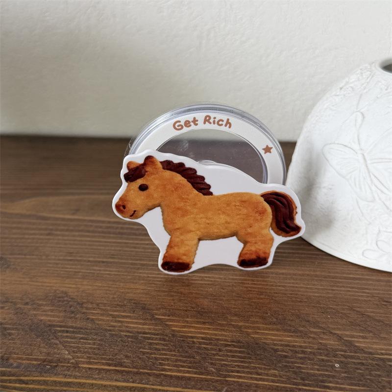 

Creative Star Pony Cookie Magnetic Holder for iPhone 17, 16 Pro Max/15/14 Cases Apple 16 Pro Max