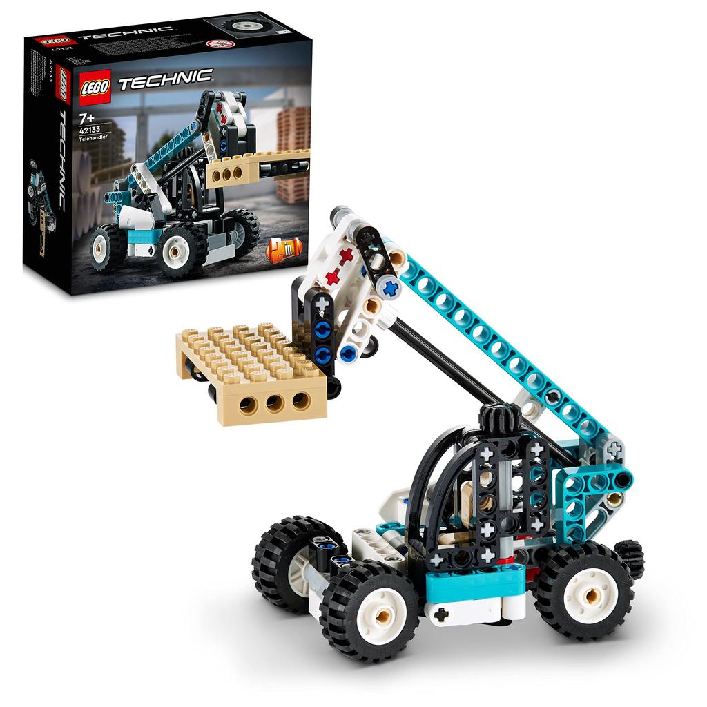 LEGO Technic Teleskoplader 42133, ein tolles Spielzeug für Jungen ab 7 Jahren. Ein tolles Geschenk für MINT-Bildung und Städtebau.