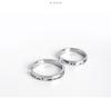 Personalized Morse Code Love Couple Rings In S925 Sterling Silver - Creative Korean Style for Men and Women