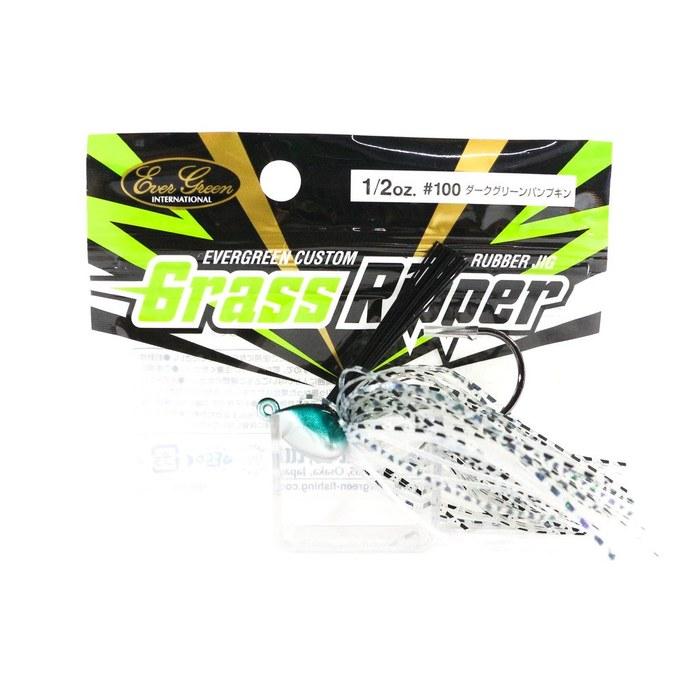 Evergreen Rubber Jig Glass Ripper 3/8oz Hues #123