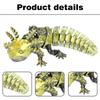 2pcs 3D Printed Axolotl Desk Toy Collectible Articulated Figurine Desk Toy Articulated Axolotl Stress Relief Home Desktop Decor