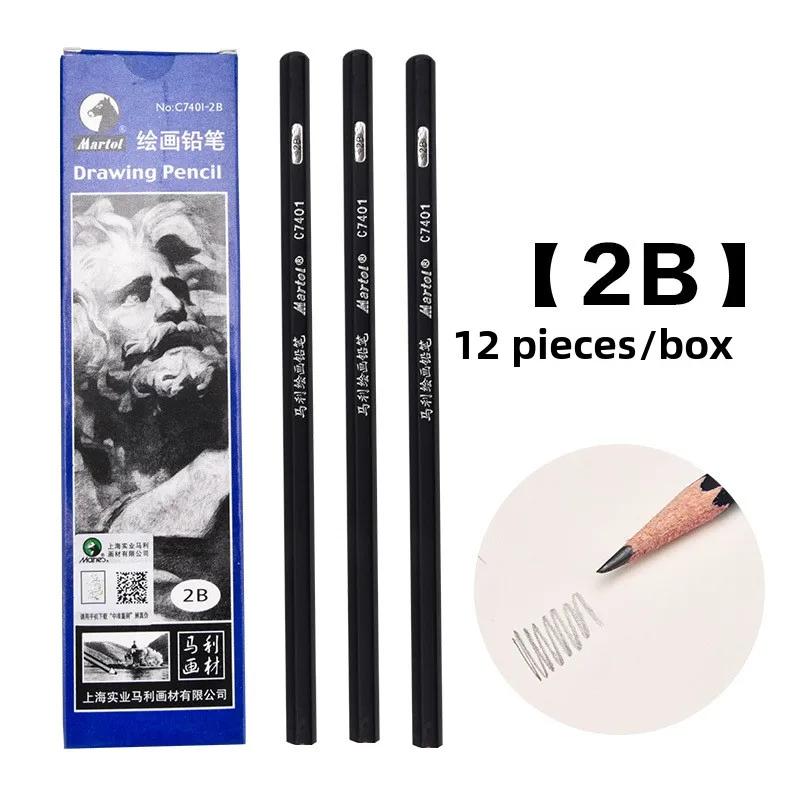 Pencil Soft Charcoal Pen Professional Sketch Charcoal Painting Brush Soft Carbon Pen Painting Supplies for Art Students