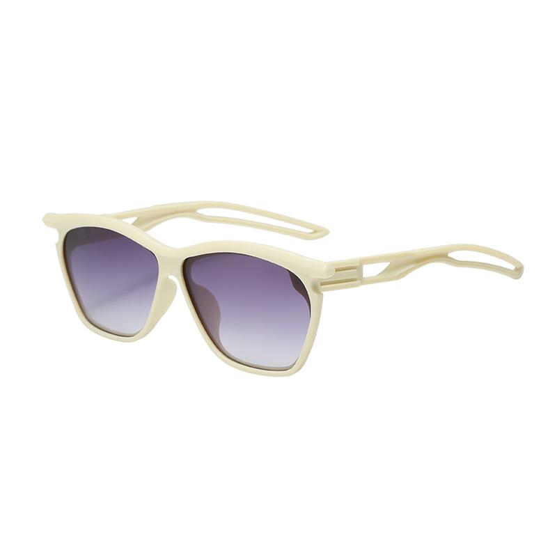 New Stylish Square Sunglasses for Men Women Hollow Out Design Travel Bicycle Outdoor UV Protection Fashion Shades