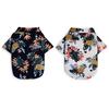Haustier Chiffon Sommer Print Hemd Bequem und Atmungsaktiv Langlebig Waschbares Hemd