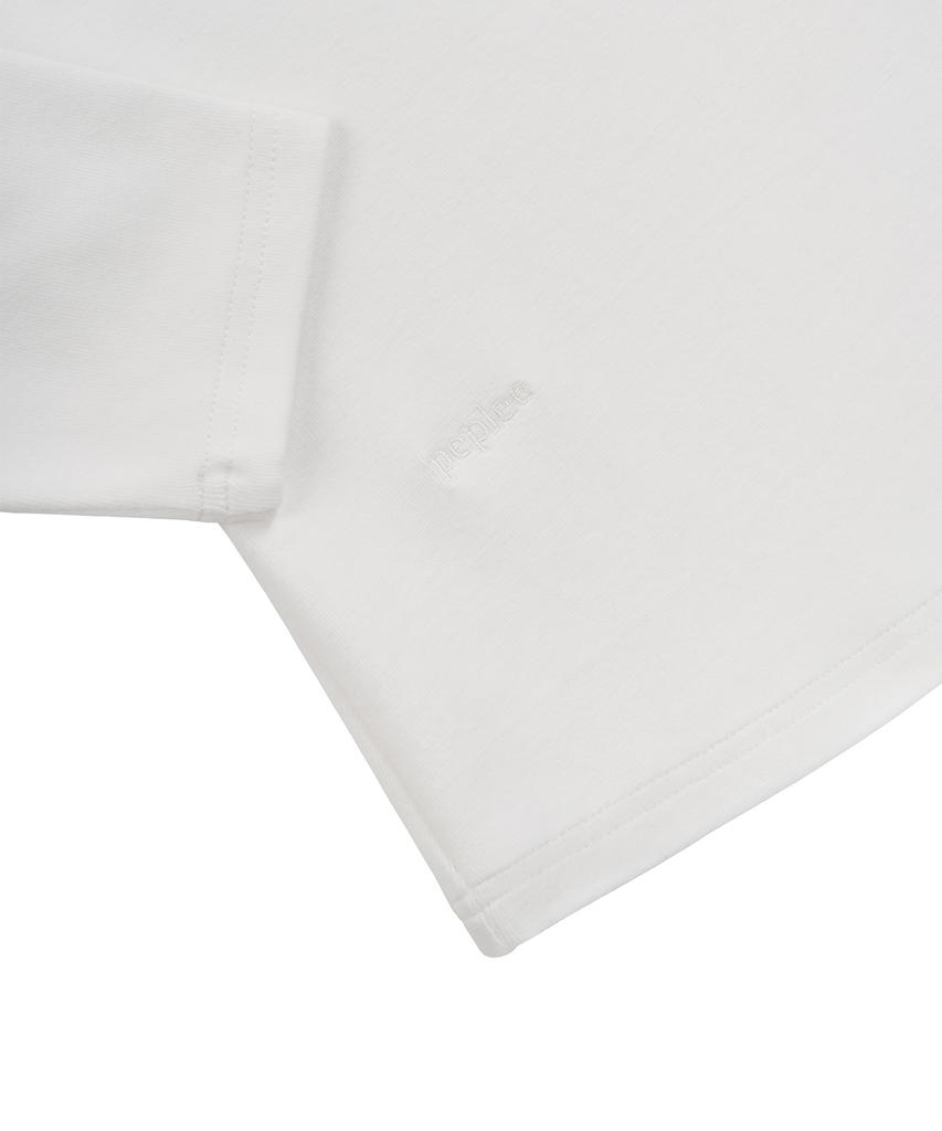 Pepeulli V-Neck 3/4 Sleeve Tee (White)