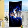 Soccer Player Action Beach Towel Soft Durable Quick-Dry Comfortable Lightweight Portable for Swimming,Beach,Camping, Travel, Beach Accessories,Gym
