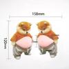 1/2Pcs Cute 3D Squeezable Soft Belly Dog Cat Stickers DIY Relieve Stress Mobile Phone Laptop Decoration Decal Home Decor