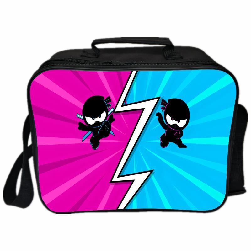 Ninja Kids Insulated Lunch Bag & Box for School or Picnic