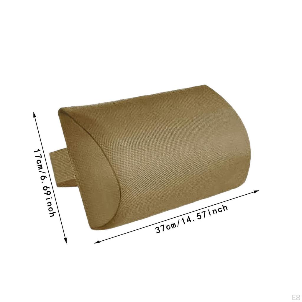 Krzesło Leżanka Zagłówek Poduszka Podparcie Miękka z Elastyczną Gumką Rozkładane Heather