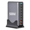 500W Galliumnitrid PD 8-Port Multifunktions-Schreibtischladegerät