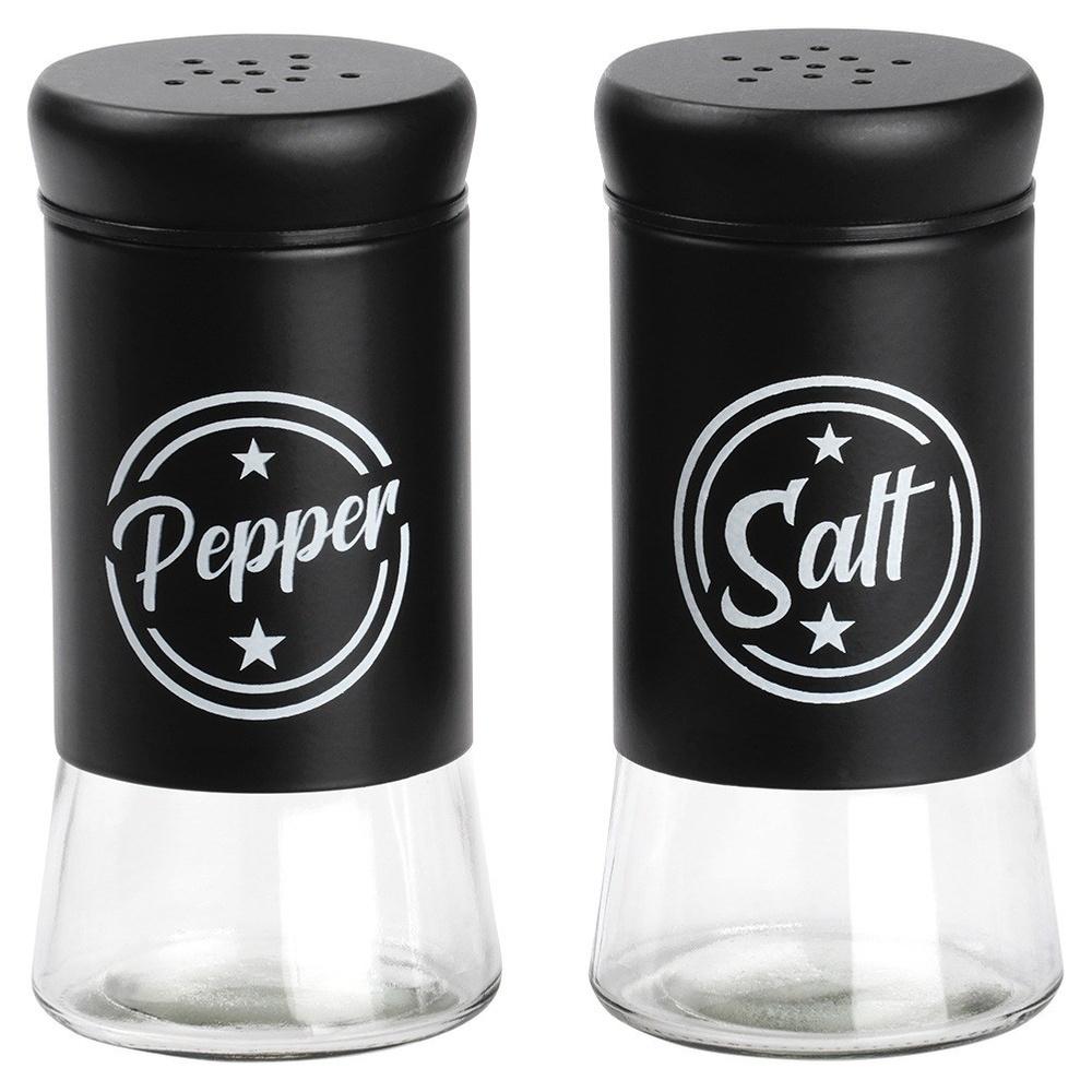 Salt and Pepper Set Salt Shaker Pepper Shaker Glass Spice Container