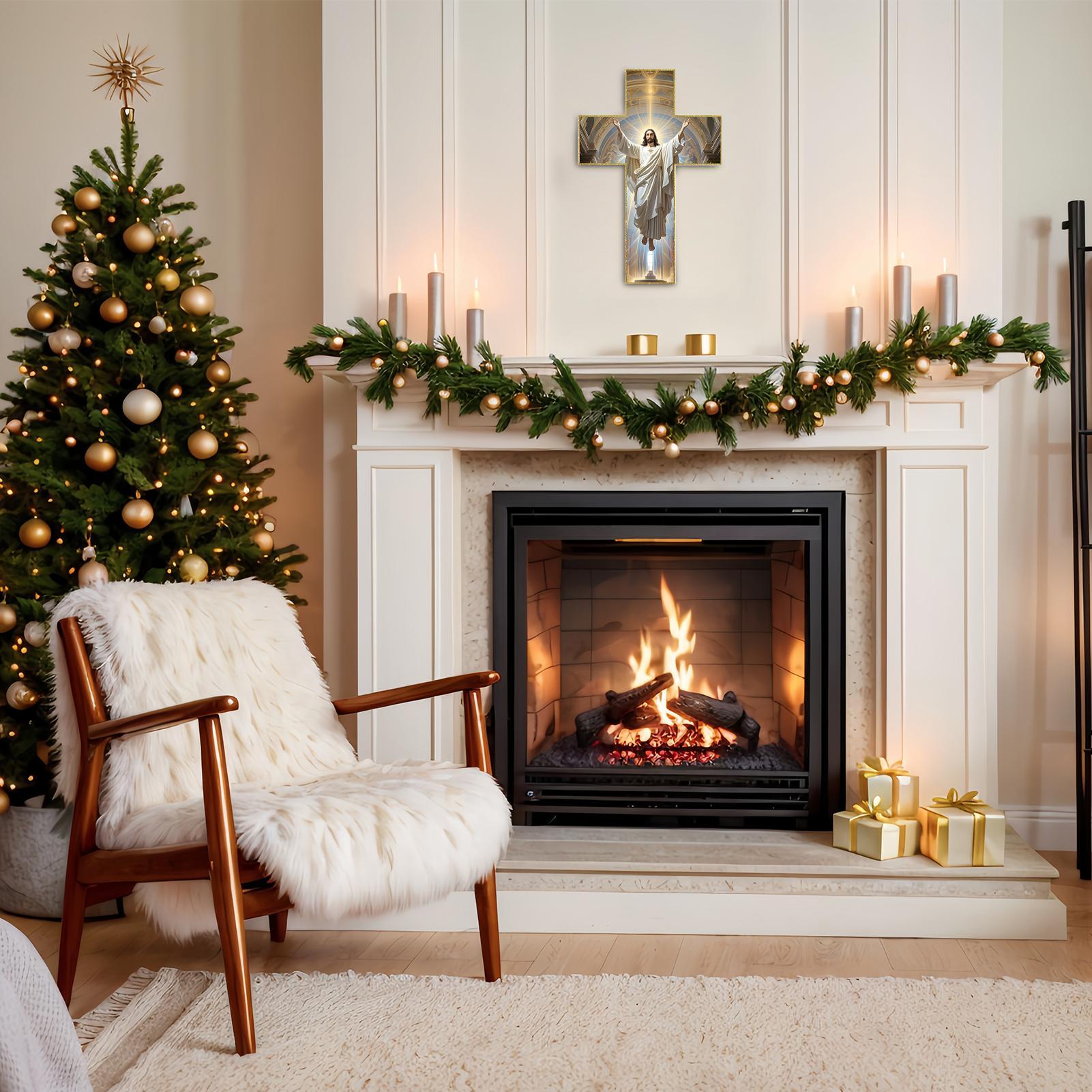 

Деревянный Крест Настенный Винтажное Христианское Настенное Искусство Декоративный Символ Искупления Крест Декор Для Рождества Прихожей Коридора Спальни CHINA