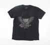 Arancia Meccanica T-shirt Nera in Cotone da Uomo S