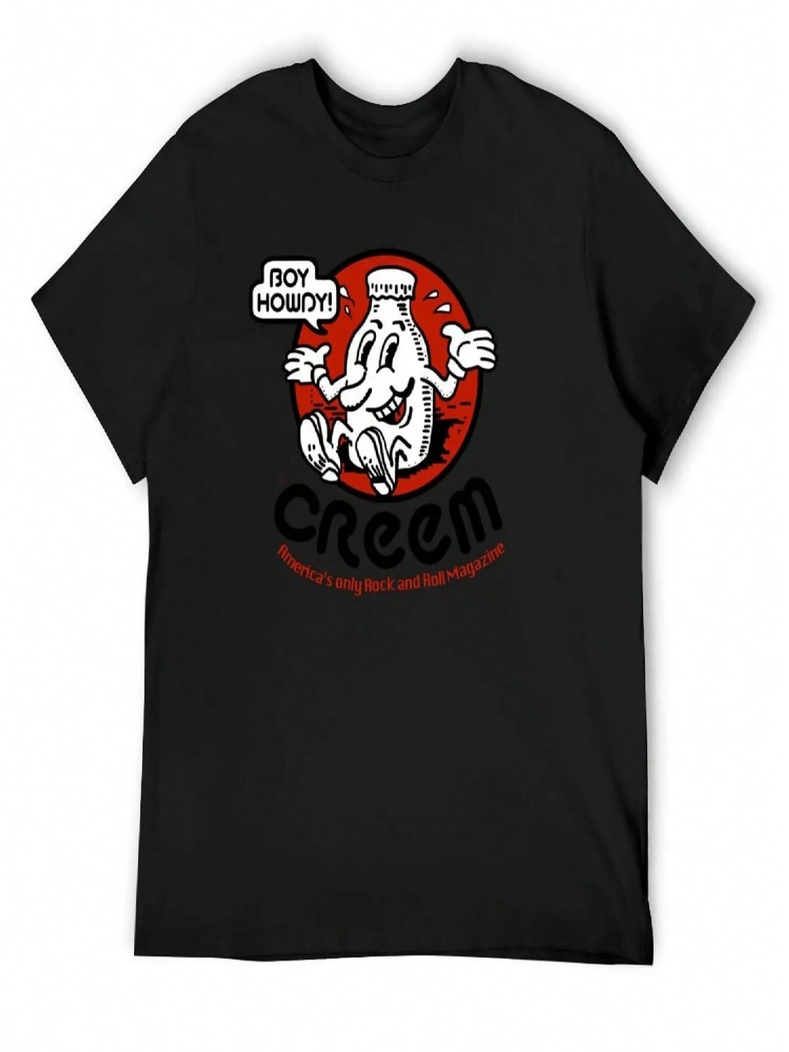 Old Creem Magazine T-Shirt Cute Tops Funny T-Shirt Funny Gifts Oversized T Shirt unisex S разноцветный