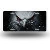 D Flat for Decorative Purposes Only Eagle Front License Plate Cover and Frame Material Shiny Edges Suitable for Men Women